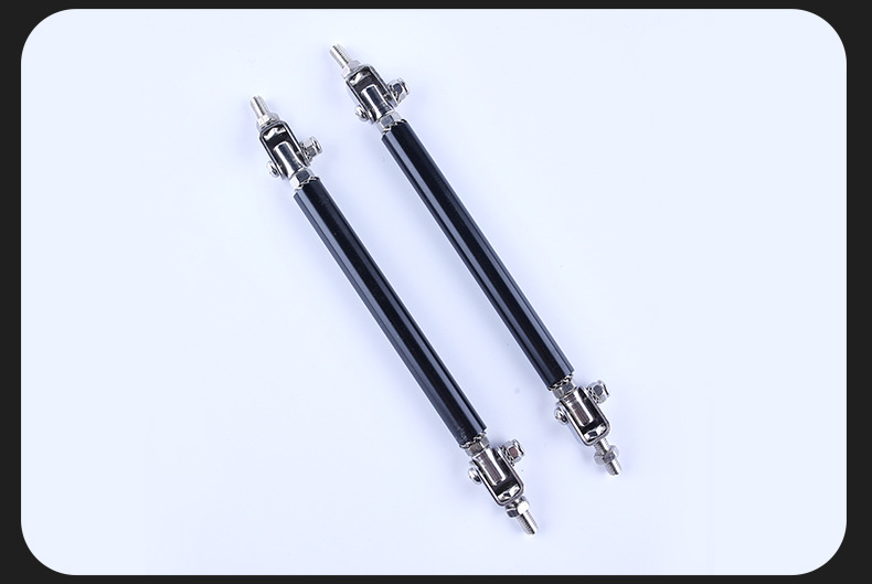 No-drill 10cm universal car front lip support rod, adjustable telescopic lifting rod, modification part for front lip mounting bracket