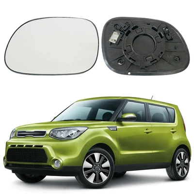 Suitable for 14-19 Kia Soul Ps Car Rearview Mirror Glass Heated Replacement Exterior Accessory (Car mirror)