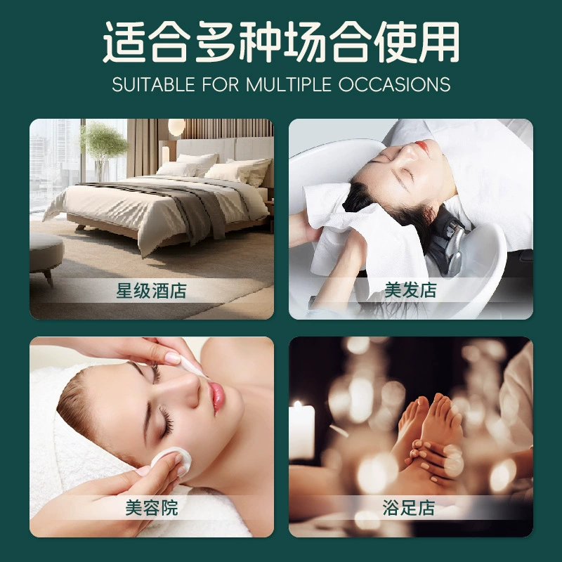 Disposable bath towel for hairdressing salons for haircut, increased thickness, wholesale
