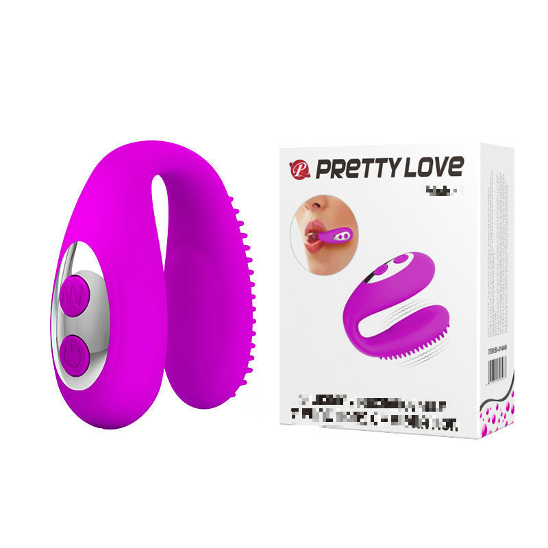Baile Paitiela Mouth Ring 7 Frequency Vibration Silicone Charging Mouth Waterproof Vibrator 14449