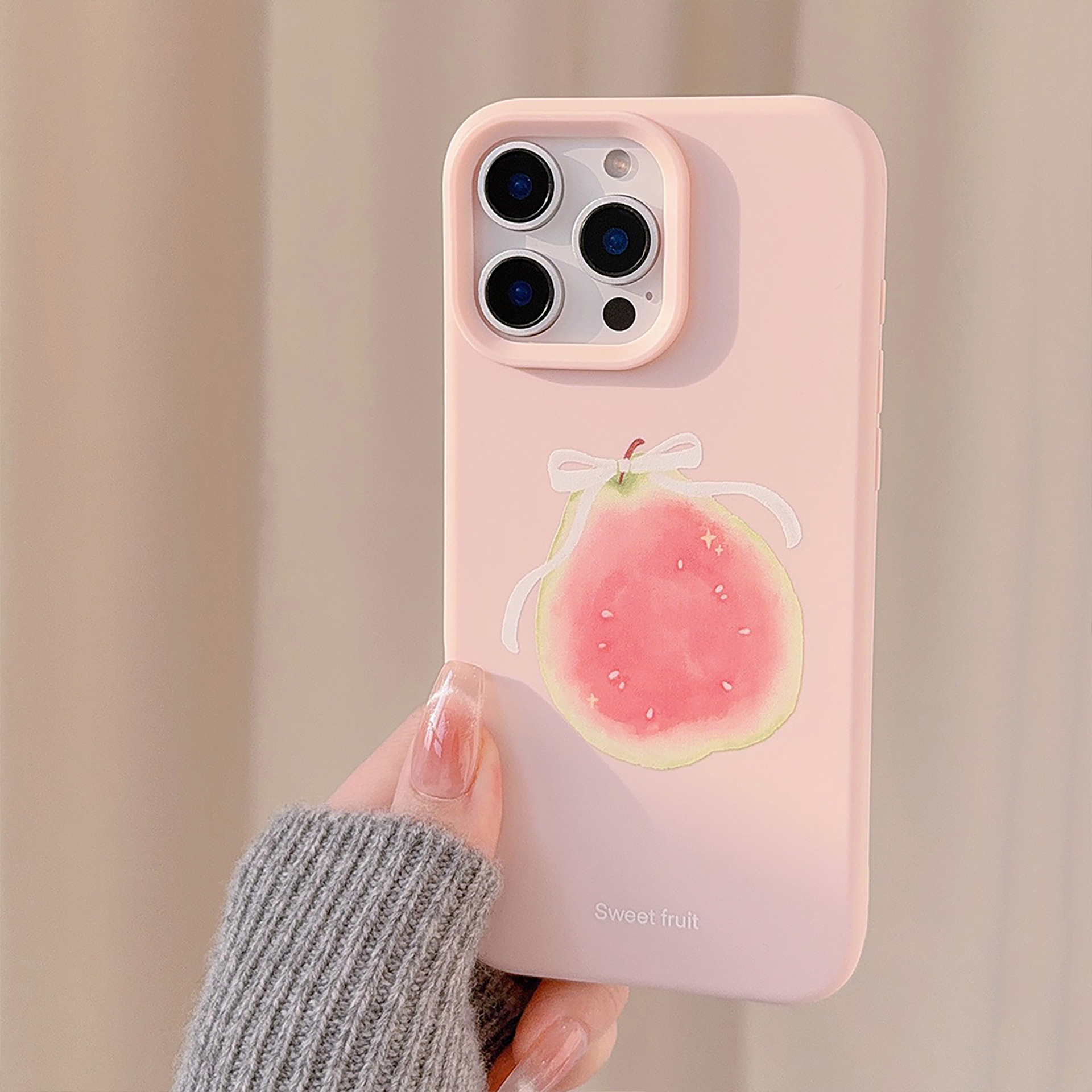 Summer Sweetheart Guava Fruit Apto iphone16ProMax Apple 15 Funda para teléfono móvil 14 Girl 13 Soft 15PM