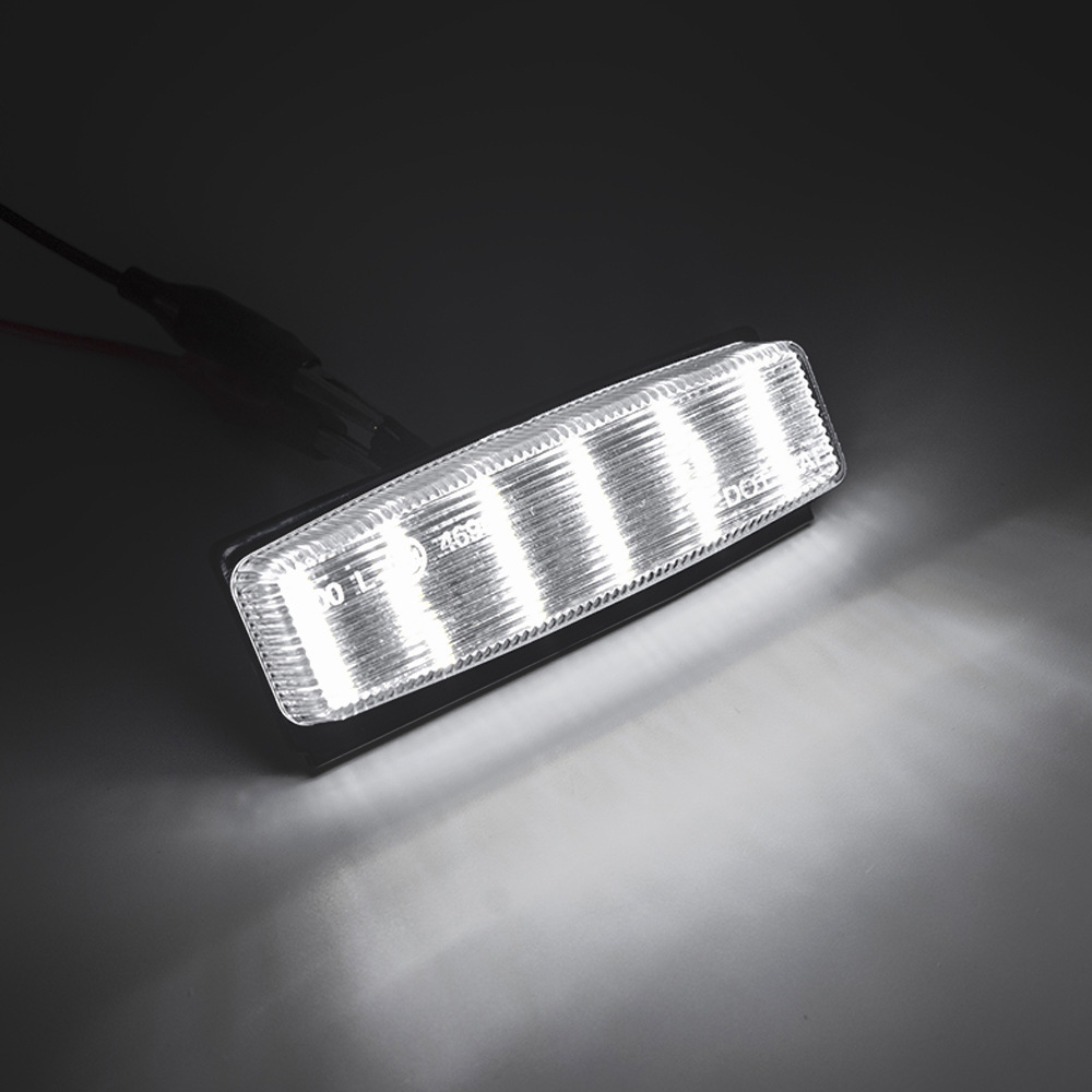 2Pcs 18 Lights Black Led License Plate Light for Mazda Miata Mx5 06-15 Year Fiat 124