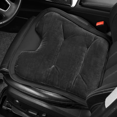 car seat cushion seat cushion – Wool pad - front-row-leaflet-black