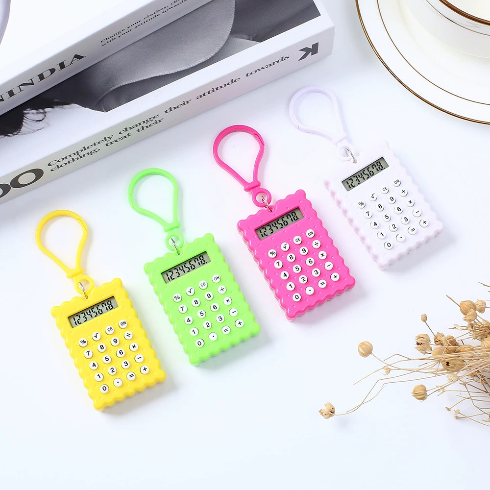 Мультфильм милый бисквит калькулятор модный мини портативный маленький Лабиринт Калькулятор студент портативный компьютер