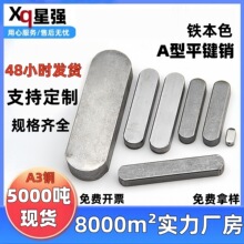 铁A3钢型平键销GB1096铁圆头销子插销键条键槽销定位方键条轴肖子