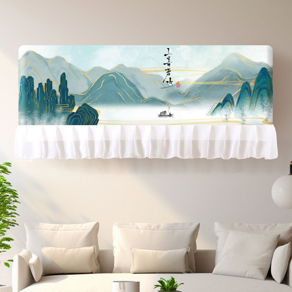 Aire acondicionado cubierta a prueba de polvo colgante hermoso Heigree protección general todo incluido cubierta a prueba de polvo colgante de máquina interior moderna