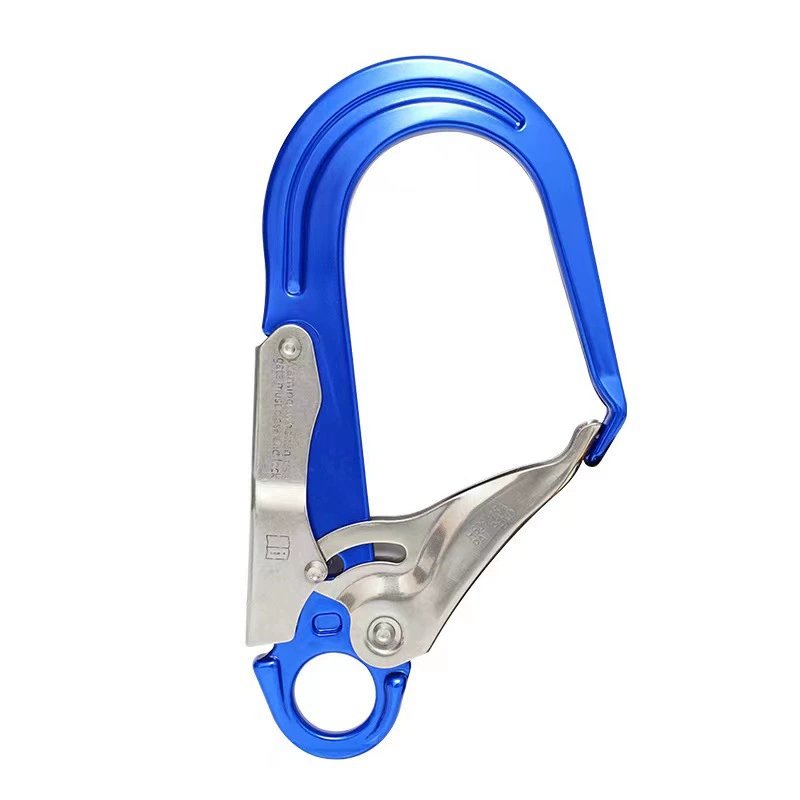 Ремень безопасности из алюминиевого сплава Большой Крючок большое отверстие самоблокирующийся утолщенный антиразъемный крючок безопасности аксессуары для крючков из алюминиевого сплава