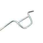 定制电动四轮沙滩车把手杆 复古摩托车改装车把22.2mm电镀龙头把