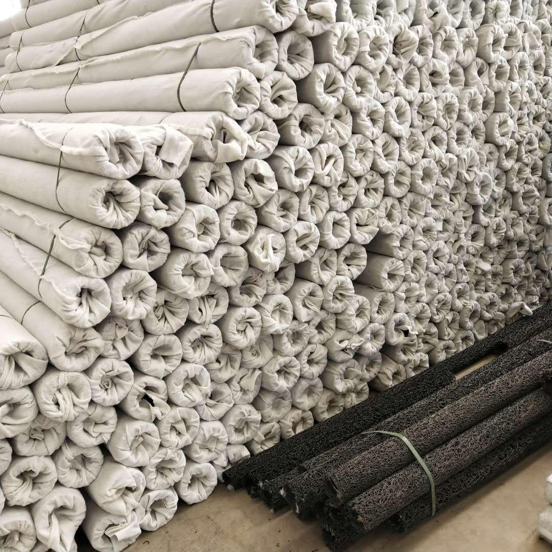 厂家销售塑料盲沟 隧道地铁地下渗导排水塑料片材 复合排水隔离垫