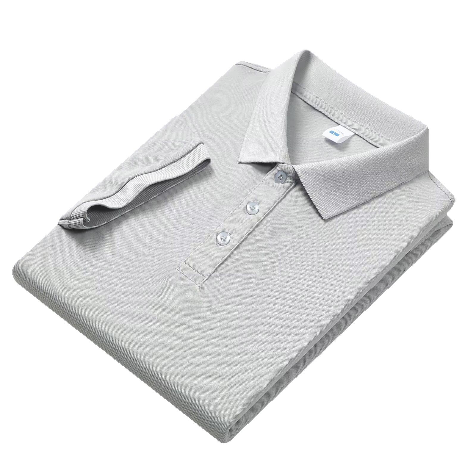 Summer Explosions Cool Breathable Entry Luxury Fragrance Fine Imitation Cotton Solid Color Lapel Live Explosions Polo Shirt Short-sleeved T-shirt