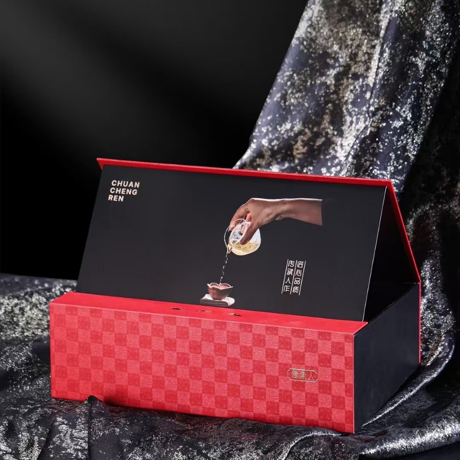 高端小罐茶包装盒空礼盒茶叶礼盒装空盒子红茶岩茶高档茶包装茶盒