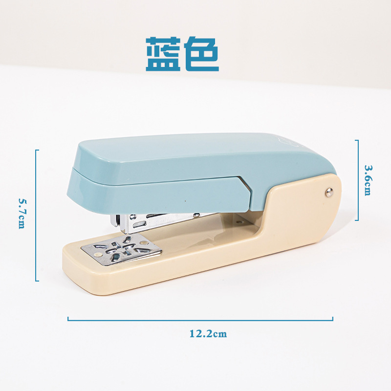 办公学习360旋转订书机省力型办公学生起钉器高颜值12号钉订书器|undefined