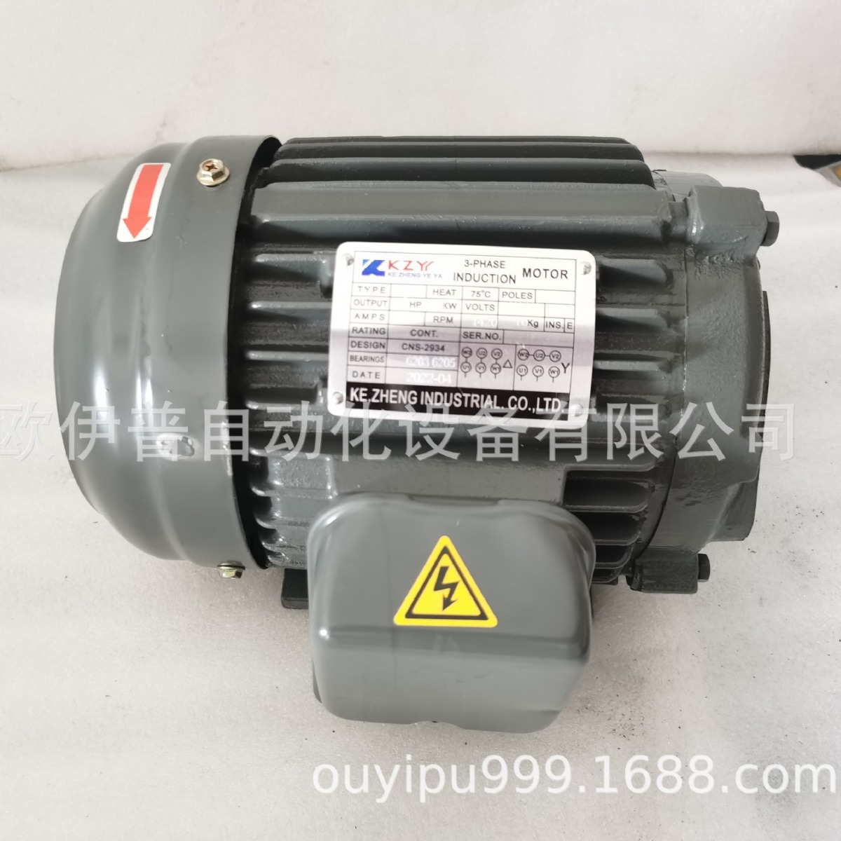 KE.ZHENG INDUSTRIAL.CO.,LTD台湾克正油泵电机1HP-4P-VP-20-FA3