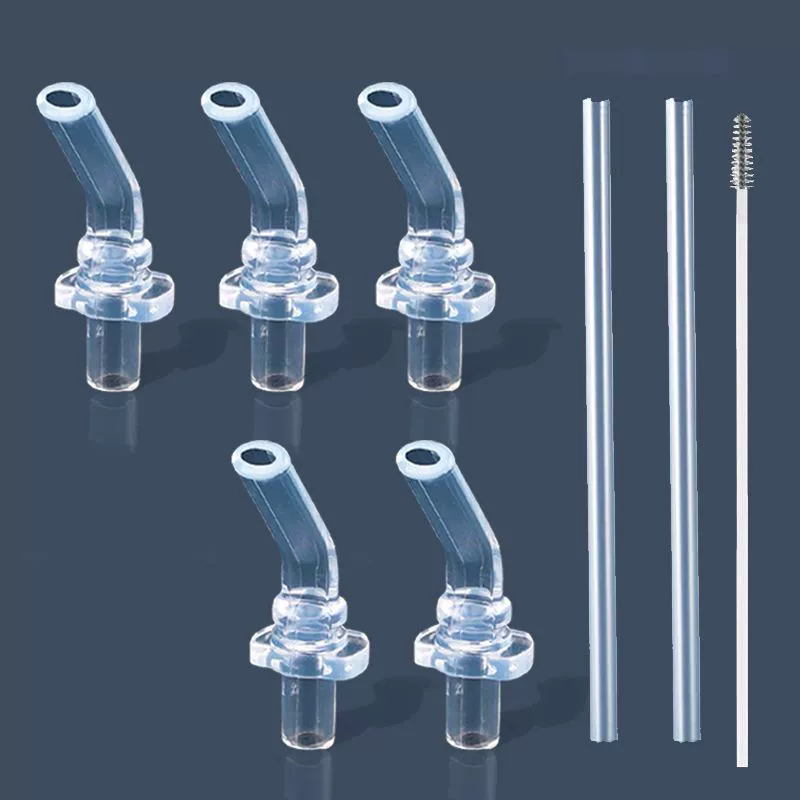 Детский сменный соломинка из straw, силиконовая насадка, стеклянная крышка, аксессуары