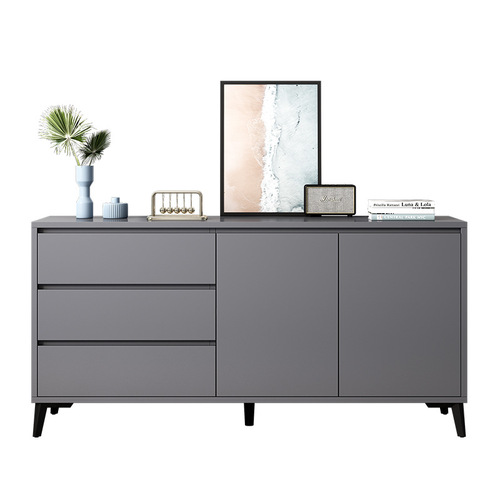 Drawer cabinet Italian style home living room storage cabinet bedroom side cabinet light luxury wall chest of drawers study drawer bookcase