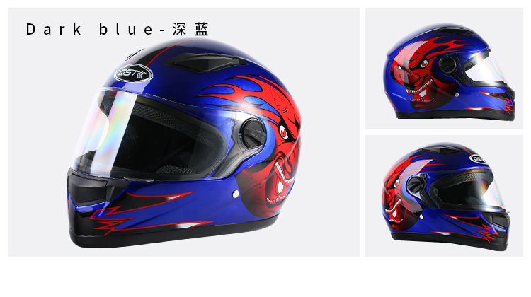 L5U electric motorcycle helmet men's plus size winter warm full helmet anti-fog belt scarf full cover electric vehicle safety
