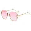 Fashionable sunglasses, sun protection cream, retro glasses, 2021 collection, internet celebrity, Korean style, fitted, UF-protection