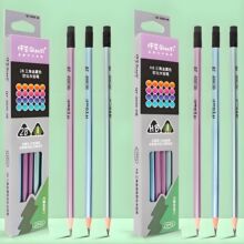 铅笔小学生专用2b铅笔三角杨木开学一年级文具hb铅笔2B正姿