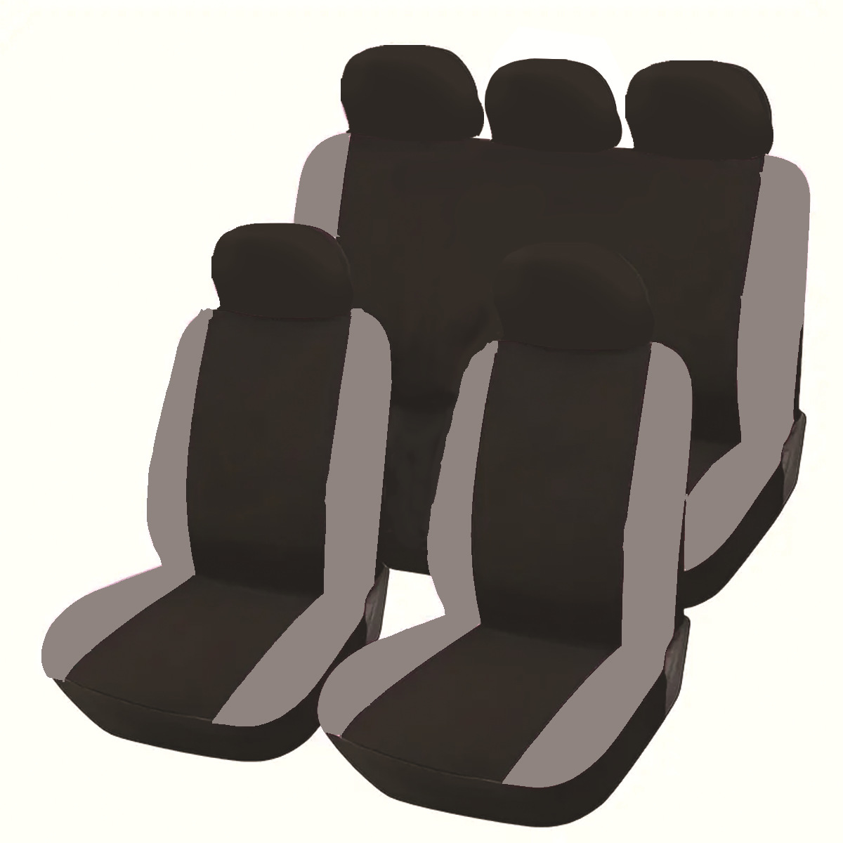 Personalidad transfronteriza a juego, tableta para automóvil completa, 5 asientos, juego de 9 piezas, cojín para asiento, funda de asiento decorativa cómoda y transpirable para automóvil general