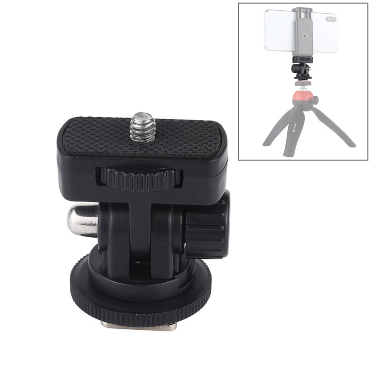 Puluz 1/4 Screw Tripod Cold Shoe Mount