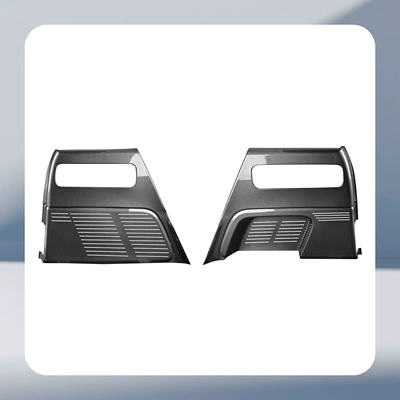 Six Sheep Brand Tpe Rear: Trunk Mat - jk-9x-tail-box-side-guards-abs-carbon-fiber-pattern-2-pieces-default-specifications