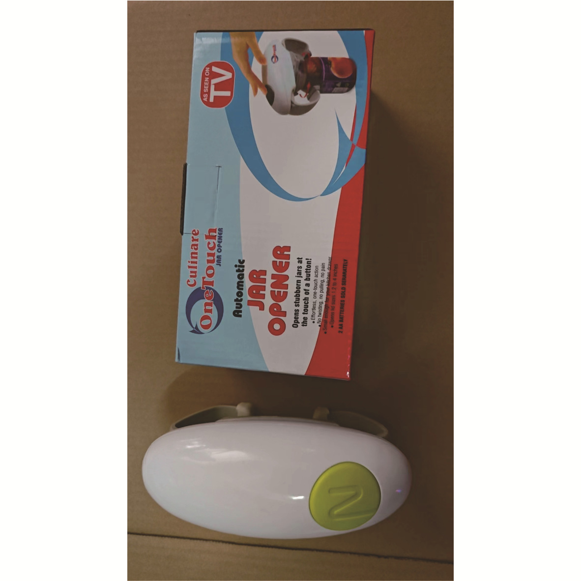 [녹색 버튼 색상 상자] 이중 귀 캔 따개