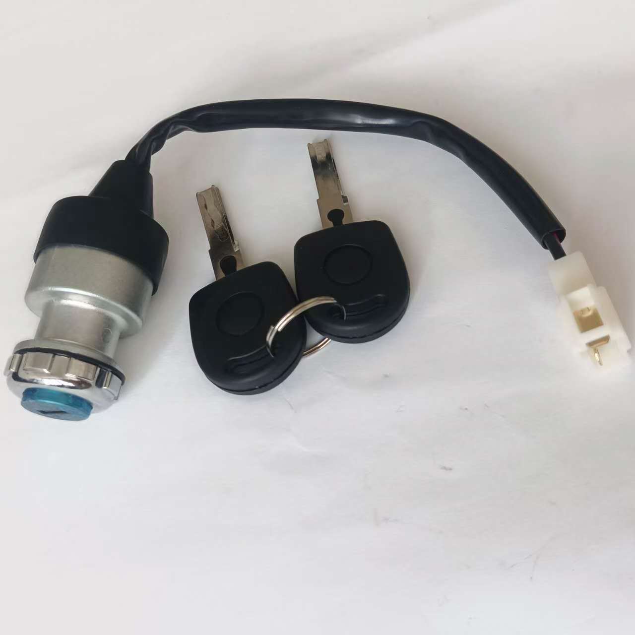 Electric car, lock