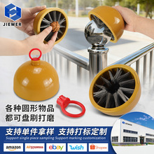 手持电动文玩钢丝刷圆球形金属除锈打磨文玩核桃清理抛光包浆盘刷