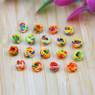 DIY�ֹ����ϲ��}�Y��Ȧ��6mmС̖��ɫ�@���������������}��