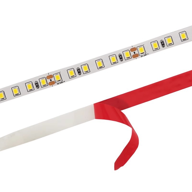 Lámpara led con tablero desnudo autoadhesivo de 24v, luz lineal de tira de bajo voltaje, ranura de aluminio, gabinete de techo de sala de estar, luz lineal