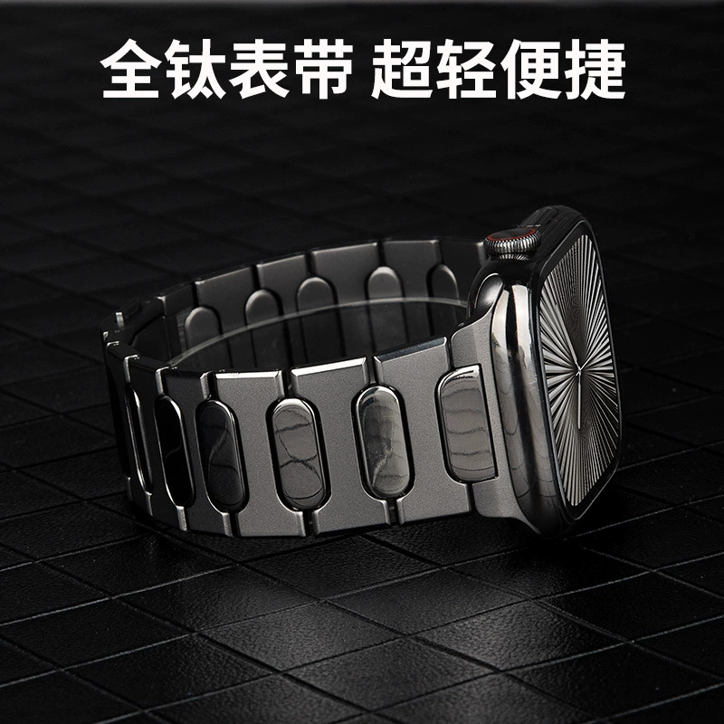 Подходящий ремешок для Apple iwatch/часы Apple Watch/S11/Ultra3/2 титановый металлический магнитный пряжка ремешок для часов