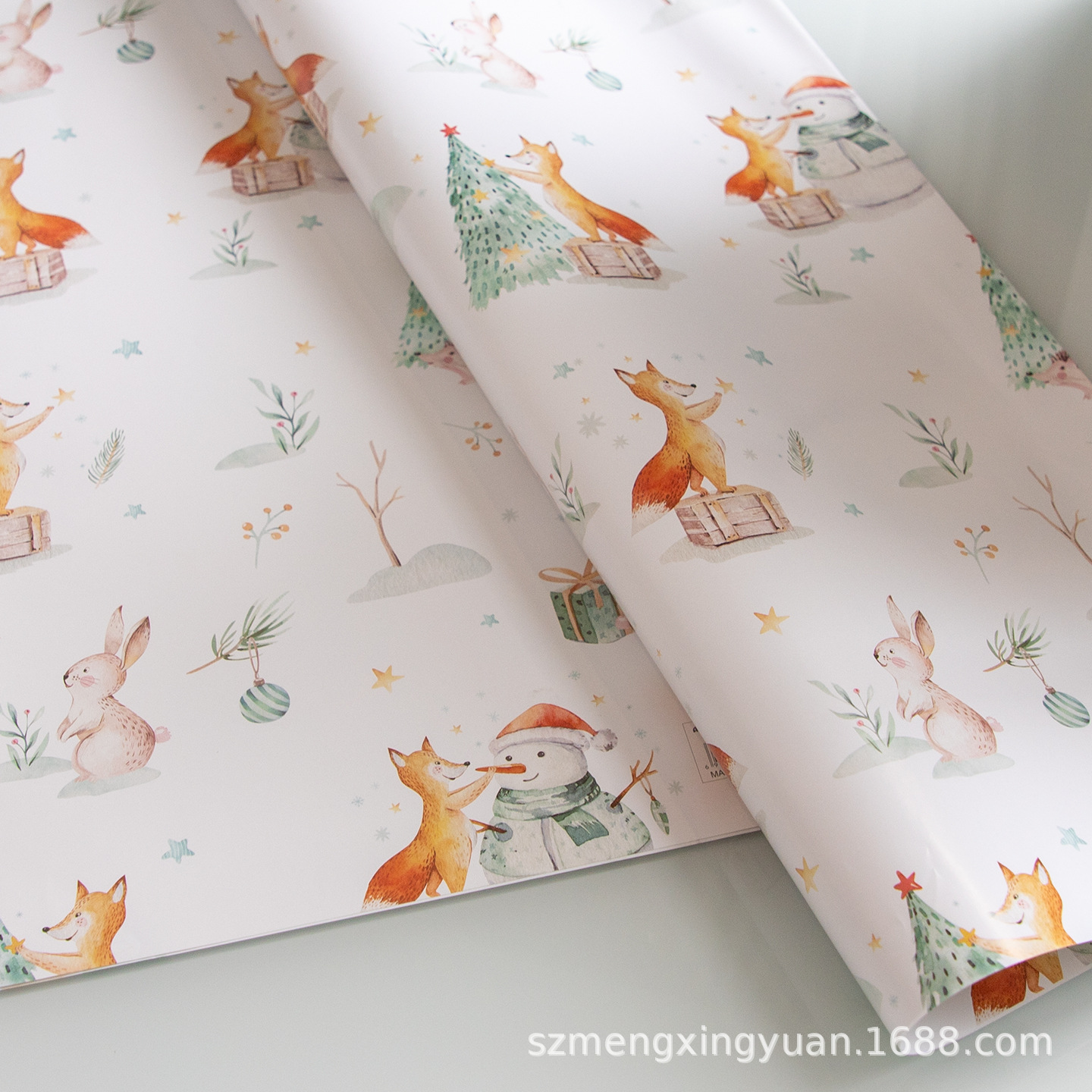 Papel para Envolver Regalos de Navidad de 80g de Papel Impreso, Decorativo para Decoración Navideña y Manualidades DIY