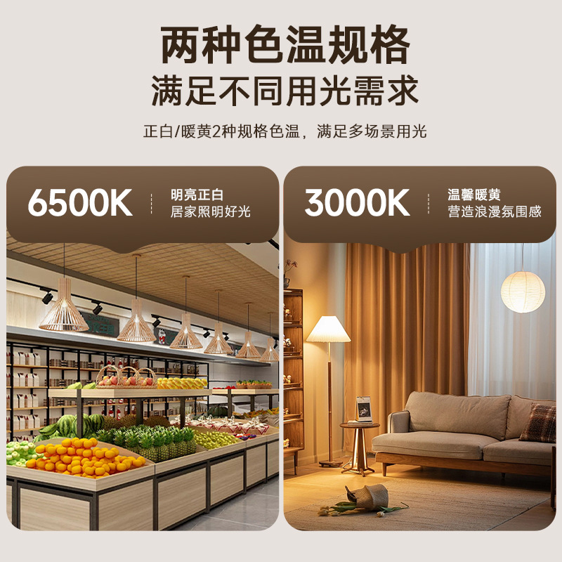 Bombilla LED FSL Foshan Lighting de alta potencia, cilíndrica, de alto brillo, de bajo consumo, tipo A, con casquillo E27 para montaje en superficie.