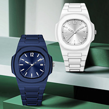 外贸东南亚热卖男款手表简约潮流石英表防水夜光腕表男塑胶表批发