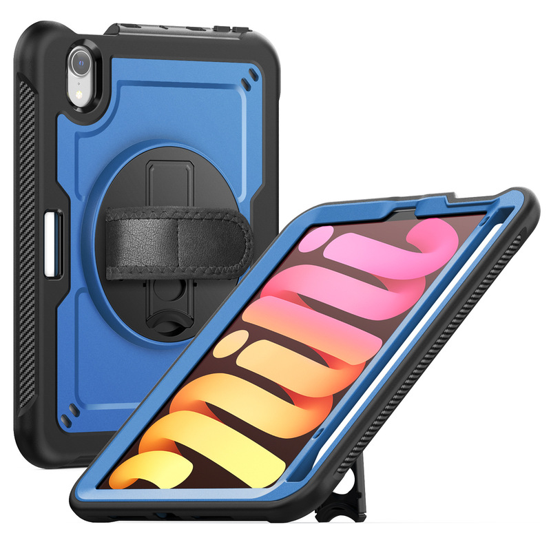 Suitable for iPad Mini7 Hand Strap Tablet Case Mini 6 Silicone Pc Bracelet Holder Ipad11 Anti-Fall All-Inclusive Case Suitable for iPad Mini7 Hand Strap Tablet Case Mini 6 Silicone Pc Bracelet Holder Ipad11 Anti-Fall All-Inclusive Case