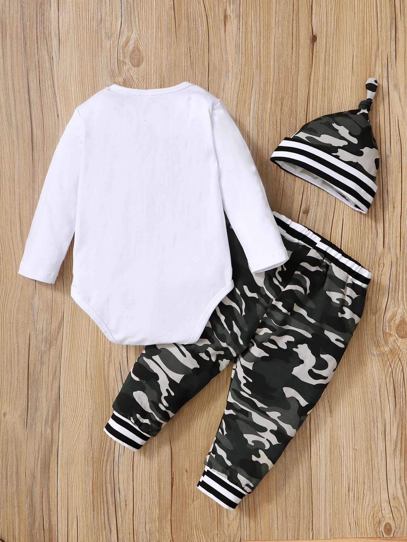 Fashion Dinosaur Camouflage Cotton Printing Pants Sets Baby Clothes display picture 2