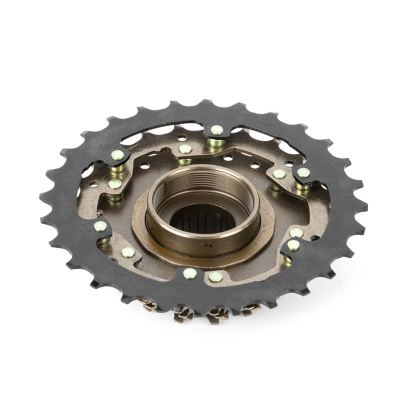 Rueda volante de bicicleta de montaña trasera de posicionamiento multinivel volante giratorio TZ500 siete niveles de velocidad variable accesorios de equitación