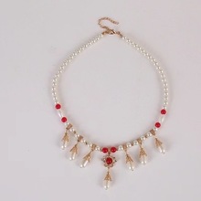 璎珞项圈汉服配饰宫廷古装项链古风珍珠流苏软璎珞坦领唐风发饰