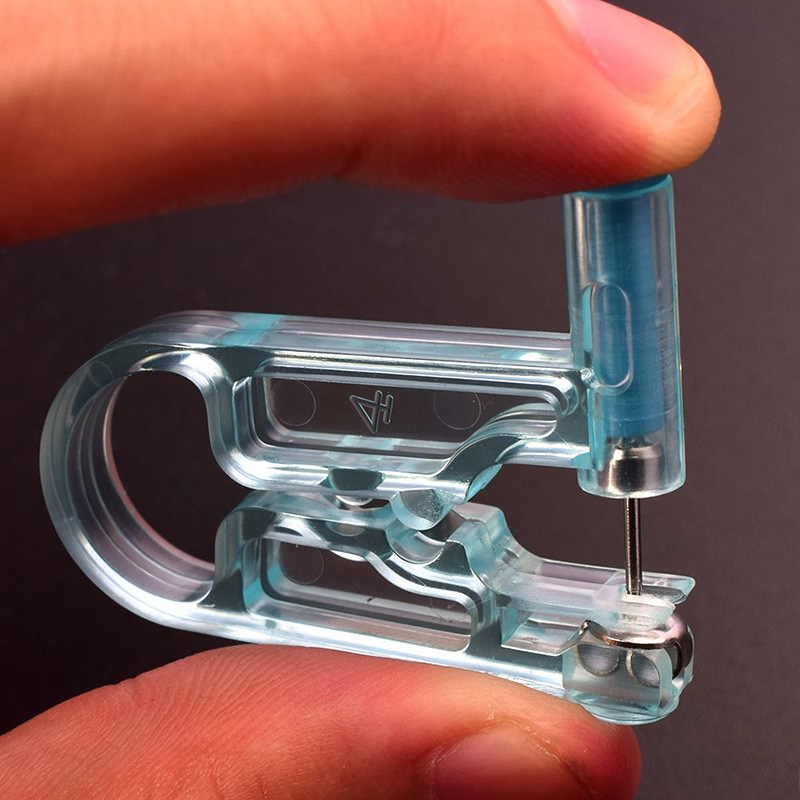 Solid Color Simple Disposable Stainless Steel Ear Piercer