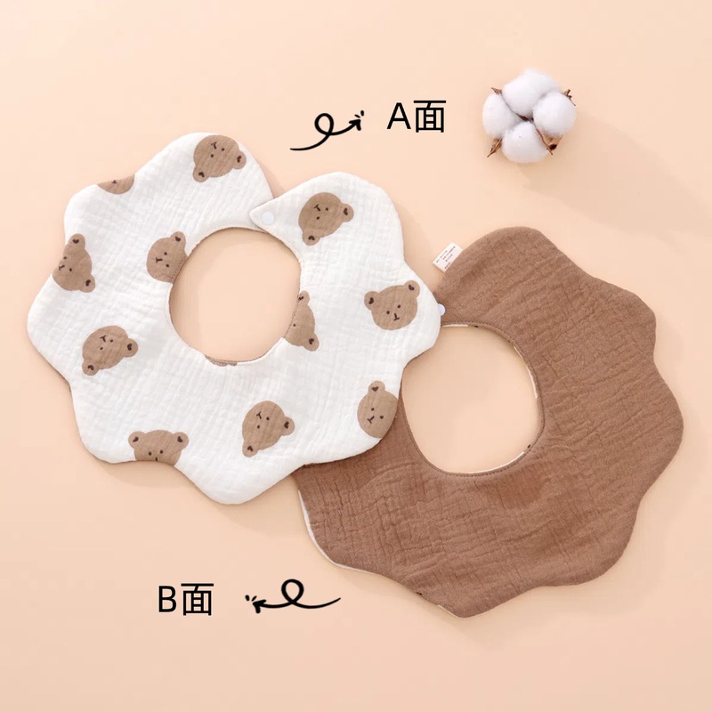 唾液ナプキンベビークラス A よだれかけ純綿ガーゼ通気性ベビー抗嘔吐 360 度新生児唾液ナプキンよだれかけ|undefined