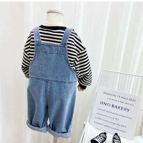 Children's Harness Pants - 2024 New Middle Childhood Autumn/Winter Pants for Baby Spring/Autumn - Jeans for Boys and Girls - Simple Long Pants