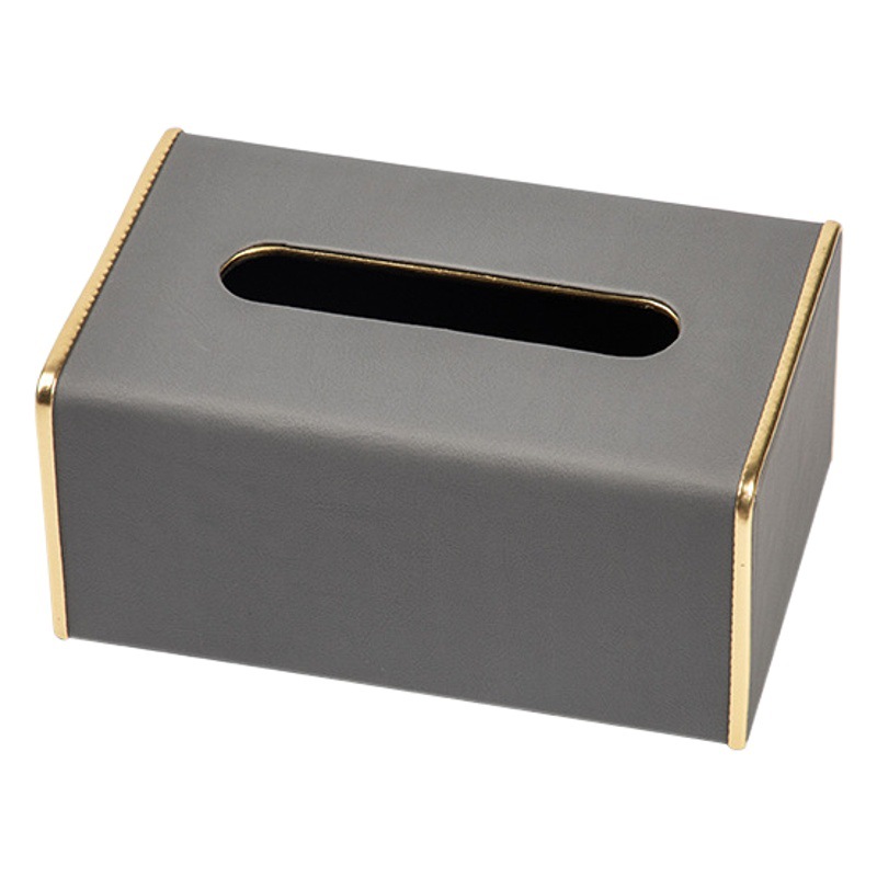 Caja de pañuelos hogar Luz lujo de alta Gama creativa multifuncional mesa de café caja de almacenamiento hotel apartamento caja de pañuelos impreso LOGO