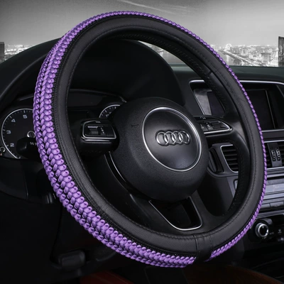 Steering wheel cover – Cross-Border Popular Universal Steering Wheel Cover - luxury-purple-38cm