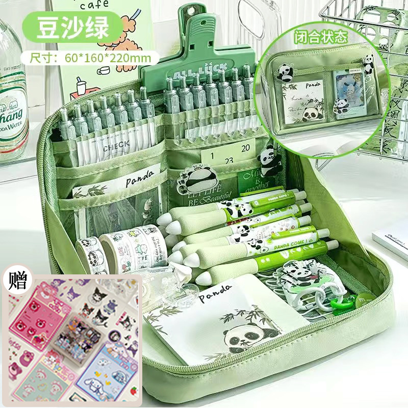 Nueva caja de lápices de gran capacidad de 12 capas de alto aspecto dopamina chica papelería caja de lápiz de almacenamiento de estudiantes de secundaria