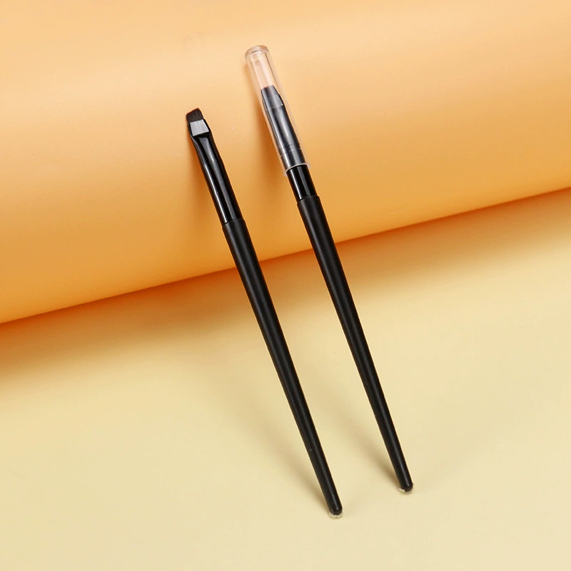 Малый скошенный нож для бровей щетка с пылезащитной крышкой