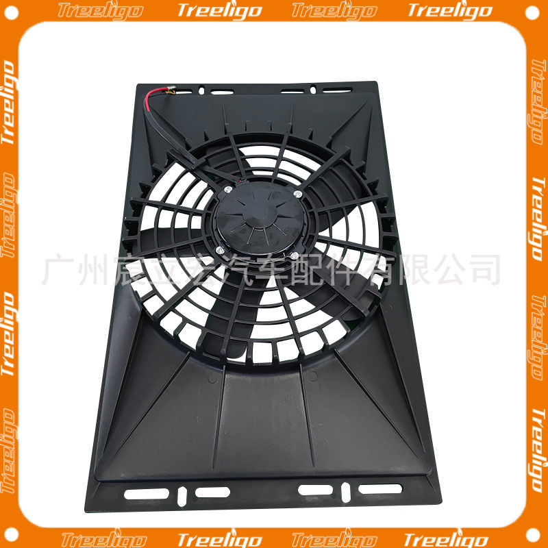 Venta al por mayor 14x23 alta potencia coche aire acondicionado refrigeración ventilador electrónico 12V/24V soplado y succión accesorios del coche