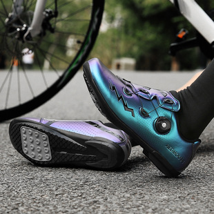 Cycling Shoes New Bicycle Non-Lock Shoes Men's Mountain Bike Lock Shoes Hard Sole Breathable Road Bike Shoes Bicycle Shoes Lock Shoes