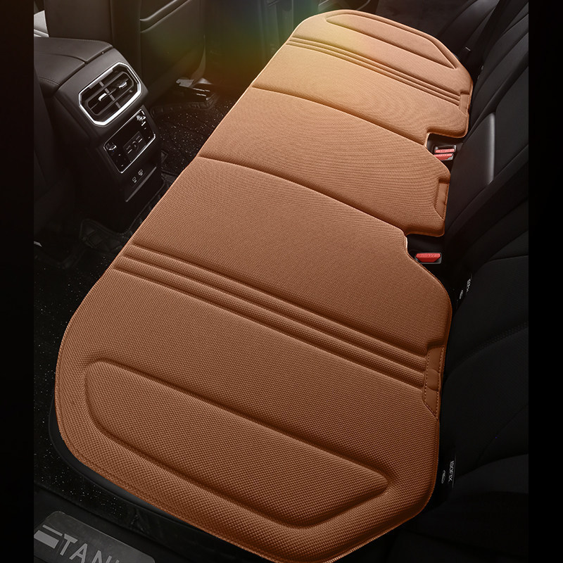 Seat cushion, seat cover | Universal Linen Four Seasons - brown-rear-row-long-seat-cushion