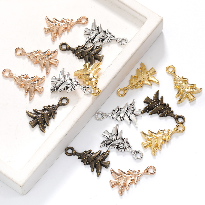 DIY Retro Zinc Alloy Jewelry Accessories Christmas Series Christmas Tree Pendants Necklace Pendants Factory Direct Sales DIY Retro Zinc Alloy Jewelry Accessories Christmas Series Christmas Tree Pendants Necklace Pendants Factory Direct Sales