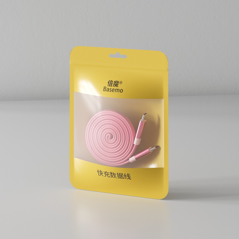 倍魔240w磁吸扁线自收纳双卷编织超快充数据线适用苹果15/16华为|undefined